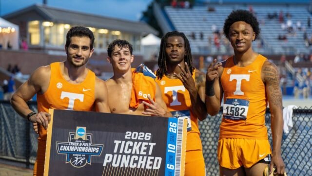#9 Vols Total 16 entri Kejuaraan NCAA setelah 11 tiket