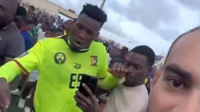 Andre Onana terlibat konfrontasi fisik usai kekalahan Kamerun