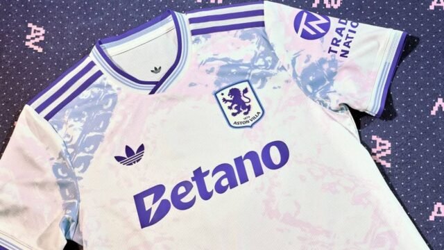 Aston Villa merilis seragam ketiga bergaya kaca patri 2025/26