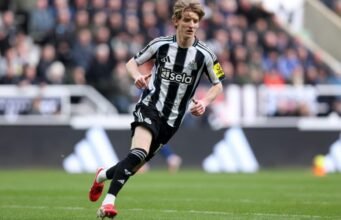 Barcelona mencapai kesepakatan dengan Newcastle senilai £70 juta ditambah bonus untuk Anthony Gordon; pemeriksaan kesehatan minggu ini