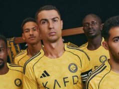 Cristiano Ronaldo memimpin peluncuran saat Al Nassr meluncurkan seragam kandang baru 2025/26 yang mempesona