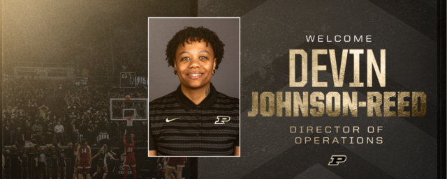 Devin Johnson-Reed dipekerjakan sebagai direktur operasi bola basket - Purdue