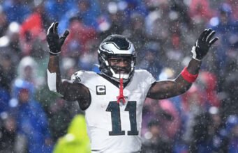 Eagles mengincar putaran pertama 2027 untuk WR AJ Brown; Rams tidak lagi menjadi pesaing