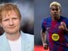 Ed Sheeran diturunkan sebagai sponsor kaos Barcelona untuk El Clasico