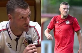 Jamie Vardy menanggapi jurnalis Italia selama wawancara pertamanya sebagai pemain Cremonese