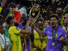 Kami sepenuhnya layak mendapatkannya — Ronwen Williams yang bangga memuji kemenangan CAF kedua yang bersejarah dari Mamelodi Sundowns