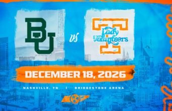 Lady Vols akan menghadapi Baylor di Music City