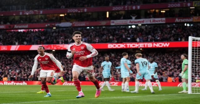 Laporkan saat Gunners semakin dekat dengan gelar Liga Premier