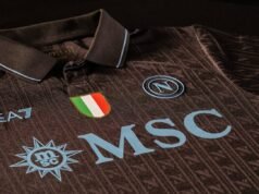 Napoli meluncurkan seragam ketiga menakjubkan yang terinspirasi dari kopi pada tahun 2025/26