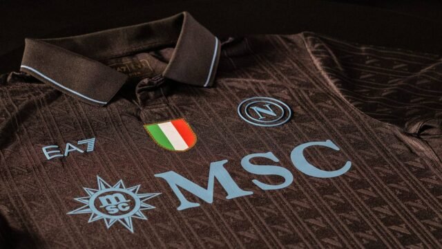 Napoli meluncurkan seragam ketiga menakjubkan yang terinspirasi dari kopi pada