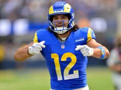 Puka Nacua dari Rams kembali bekerja di lapangan