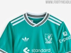 Seragam ketiga Liverpool 2025/26 bocor dengan lambang klub klasik