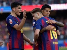 Susunan pemain dipastikan sebagai juara La Liga berharap untuk mengakhiri musim dengan kemenangan