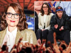 Tina Fey keren dengan “manspreading” Timothée Chalamet dalam kondisi Final NBA