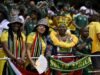 Afrika Selatan merayakan Bafana Bafana yang membuat sejarah