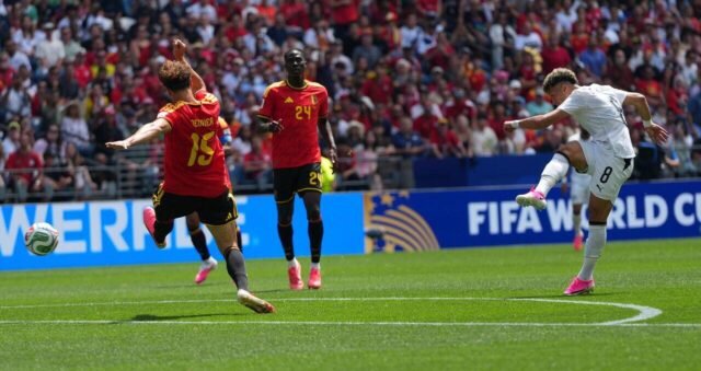 Ashour mencetak gol untuk Mesir dan membuat Belgia tertinggal
