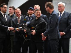 Bantuan militer UE memicu ledakan drone di Ukraina, kata Kiel