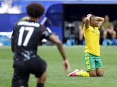 Cyril Ramaphosa memberi selamat kepada Kanada setelah tersingkirnya Piala Dunia Bafana Bafana
