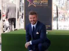 David Beckham merayakan kepindahan bintang Hollywood Walk of Fame bersama keluarga