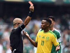 FIFA memperpanjang skorsing Zwane menjadi tiga pertandingan setelah kartu merah di pertandingan pembuka Piala Dunia