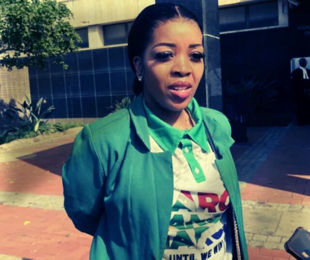 Jacinta Ngobese-Zuma mengkritik Cachalia atas protes 30 Juni dan Maret