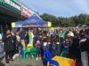 Komunitas Kraaifontein melakukan aksi unjuk rasa untuk keselamatan anak selama Pekan Perlindungan Anak Nasional