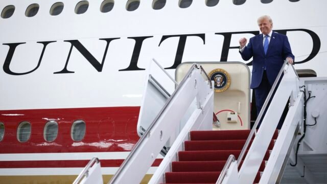 Pesawat Air Force One baru dari Qatar tiba lebih awal:
