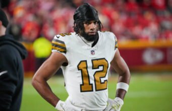 Saints WR Chris Olave masih dalam masa pemulihan dari pembekuan darah