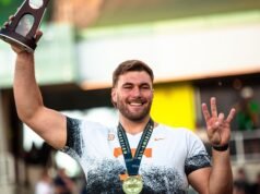 Tembakan rekor sekolah JL Van Rensburg menempatkan runner-up di Kejuaraan NCAA