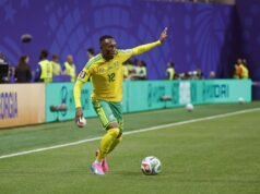 Thapelo Maseko siap memimpin serangan Bafana Bafana pada laga penentuan yang wajib dimenangkan di Korea Selatan