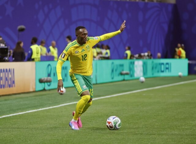 Thapelo Maseko siap memimpin serangan Bafana Bafana pada laga penentuan