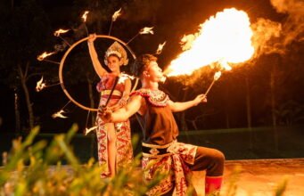 Malam penuh api dan cita rasa di Padma Resort Ubud