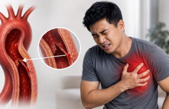 Nyeri dada yang parah dan menjalar ke punggung bisa jadi merupakan tanda robekan aorta