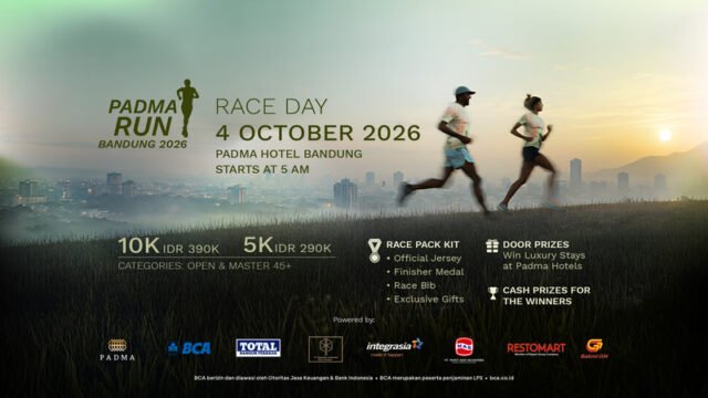 Padma Run Bandung 2026 kembali hadir pada 4 Oktober